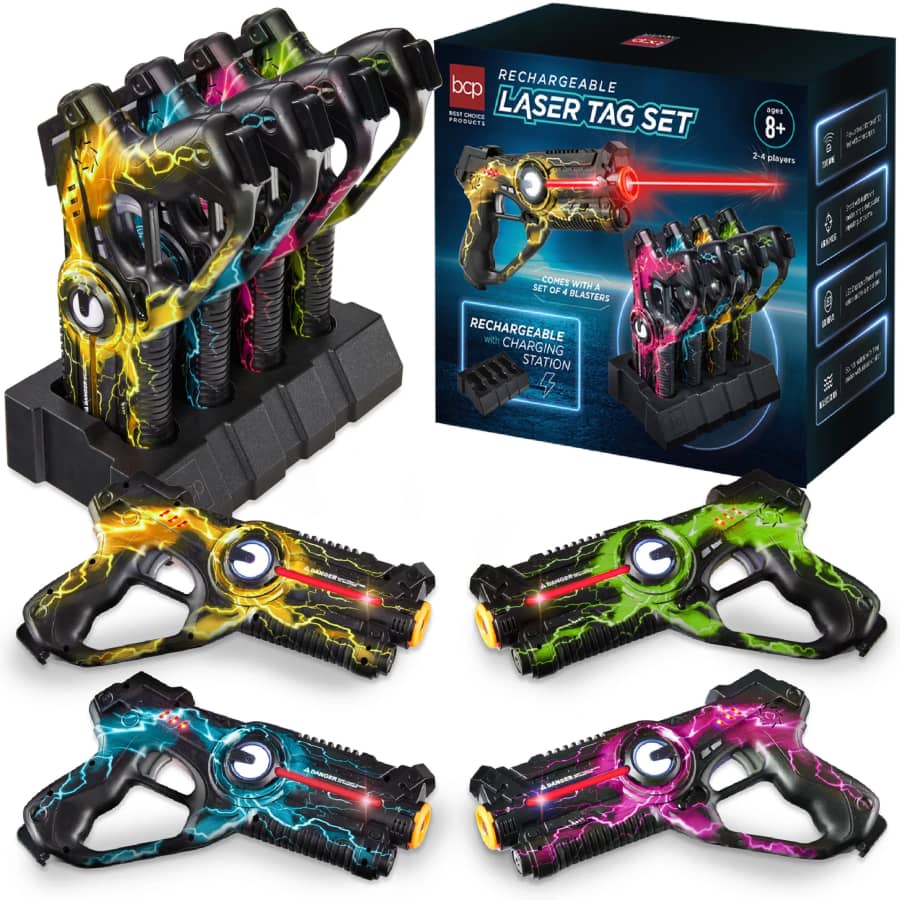 Best Choice Products Rechargeable Laser Tag Set: $54.98 Best Choice Products Rechargeable Laser Tag Set: $54.98