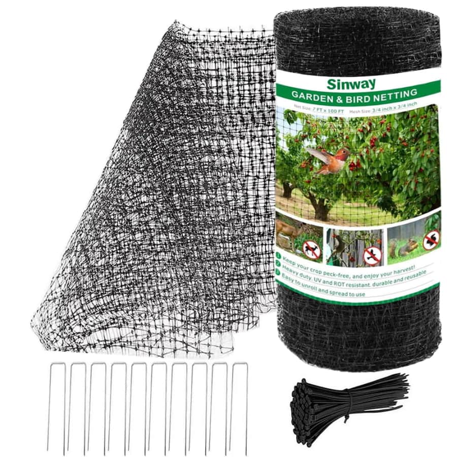 Sinway 7 x 100 Feet Reusable Chicken Wire Garden Netting: $16 Sinway 7 x 100 Feet Reusable Chicken Wire Garden Netting: $16
