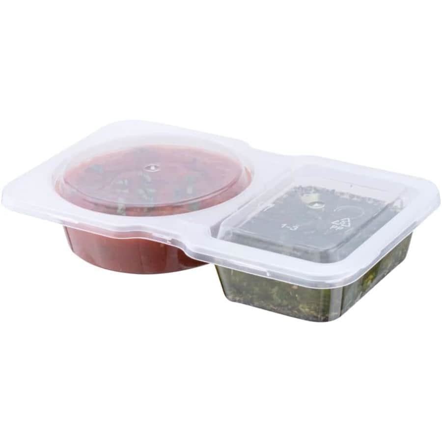 Futura 5-oz. Microwavable Snack Containers w/ Lids 100-Pack: $12.97