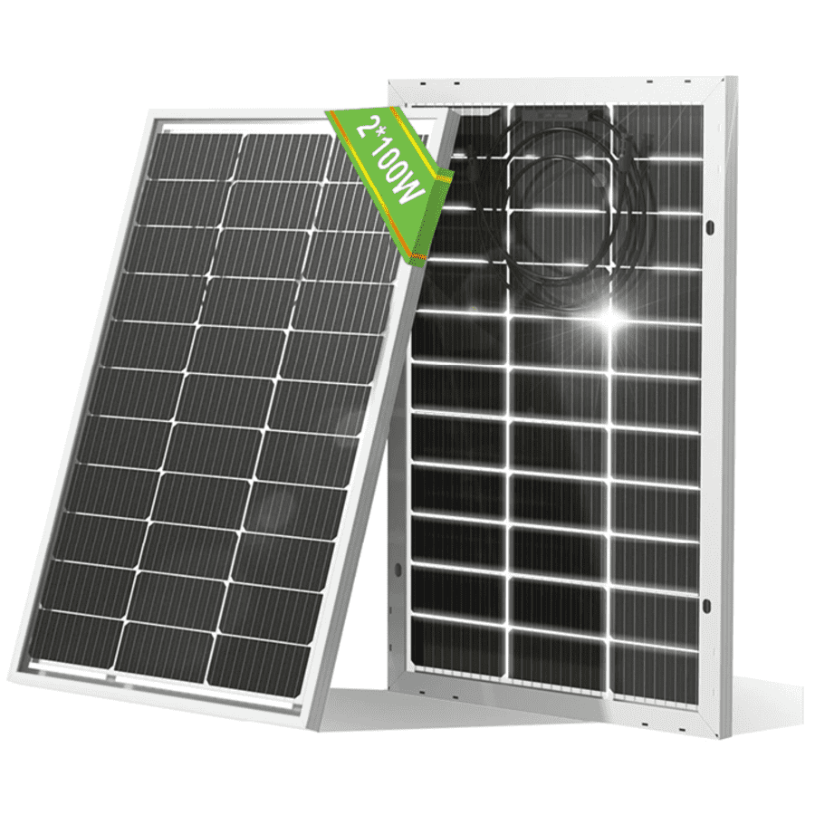 Eco-Worthy Bifacial 100-Watt Solar Panel 2-Pack: $80