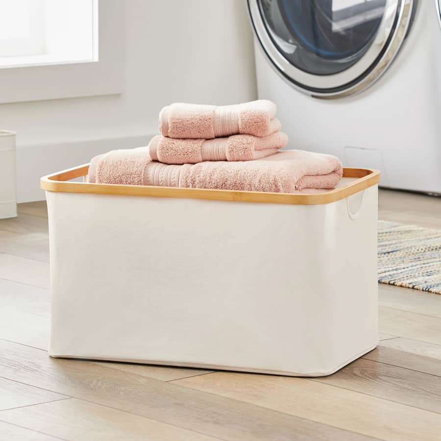 Better Homes and Gardens Collapsible Laundry Basket: $12.36