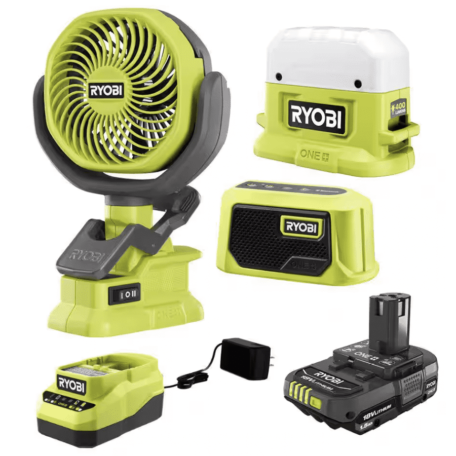 Ryobi One+ 18V Cordless 3-Tool Campers Kit: $79