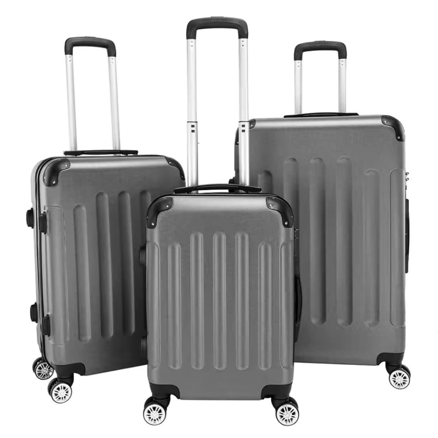 3-Piece Hardside Rolling Luggage Set: $61.45 3-Piece Hardside Rolling Luggage Set: $61.45