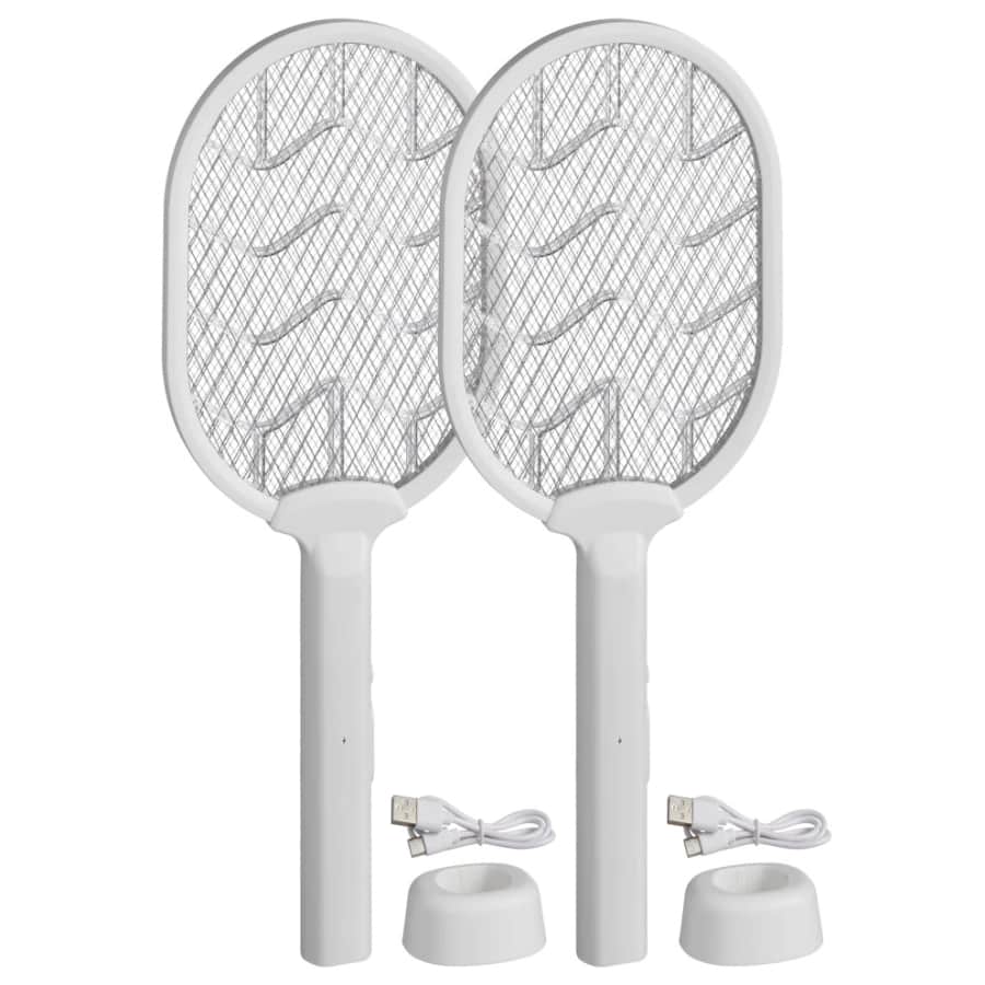 Rechargeable 3,000V Electric Fly Swatter 2-Pack: $14.99 Rechargeable 3,000V Electric Fly Swatter 2-Pack: $14.99