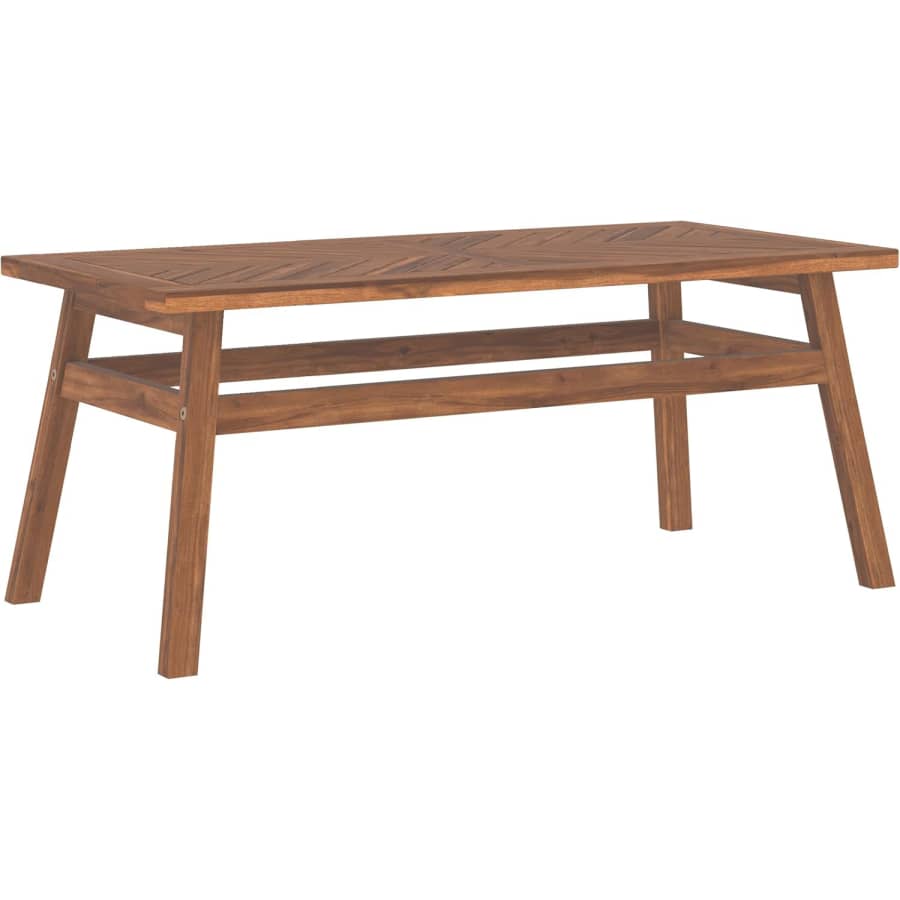 Walker Edison 42" Outdoor Wood Coffee Table: $54.99