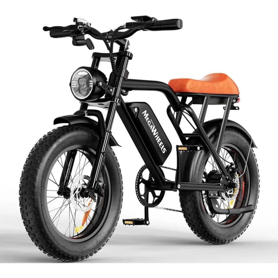 Megawheels 1500W 48V 20" Fat Tire Electric Mountain Bike: $577.15 Megawheels 1500W 48V 20" Fat Tire Electric Mountain Bike: $577.15