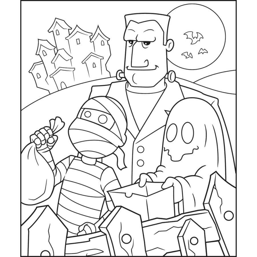 Crayola Halloween Coloring and Activity Sheets: Free