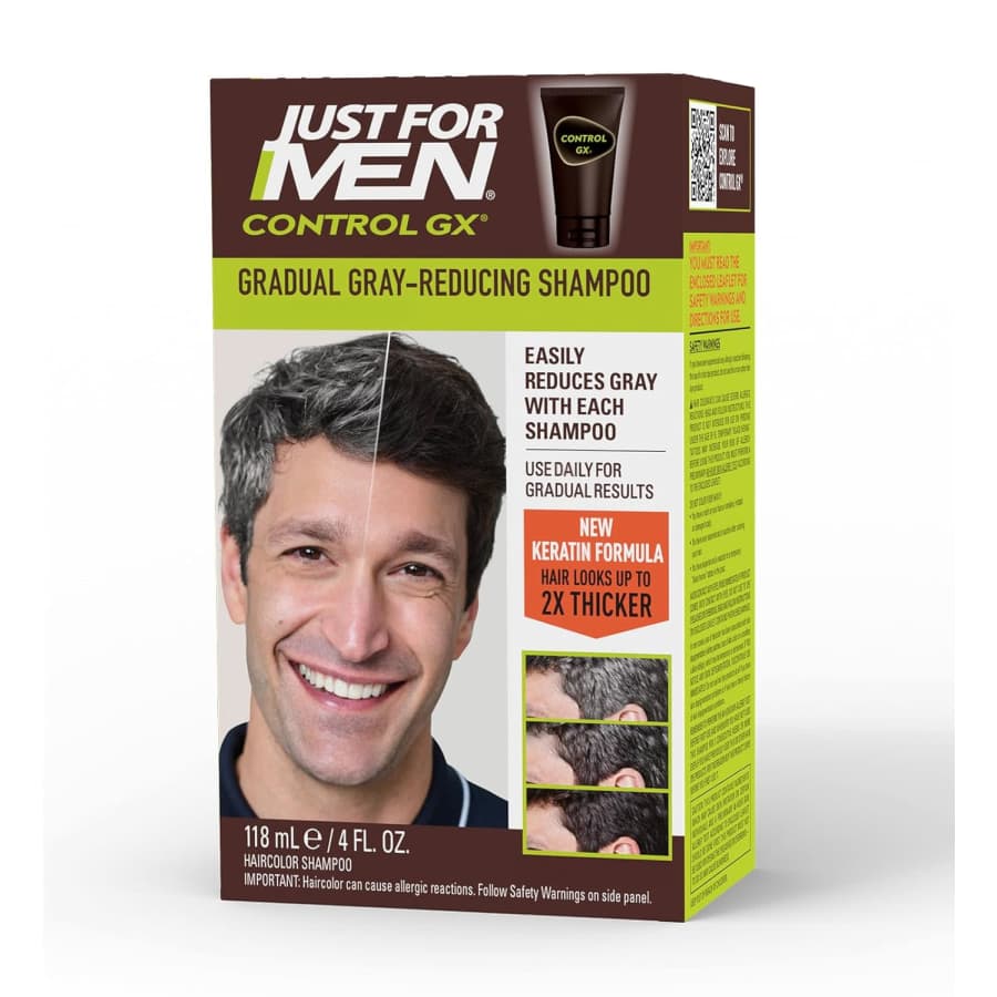 Just For Men Control GX Grey Reducing Shampoo: $7.47 via Sub. & Save Just For Men Control GX Grey Reducing Shampoo: $7.47 via Sub. & Save
