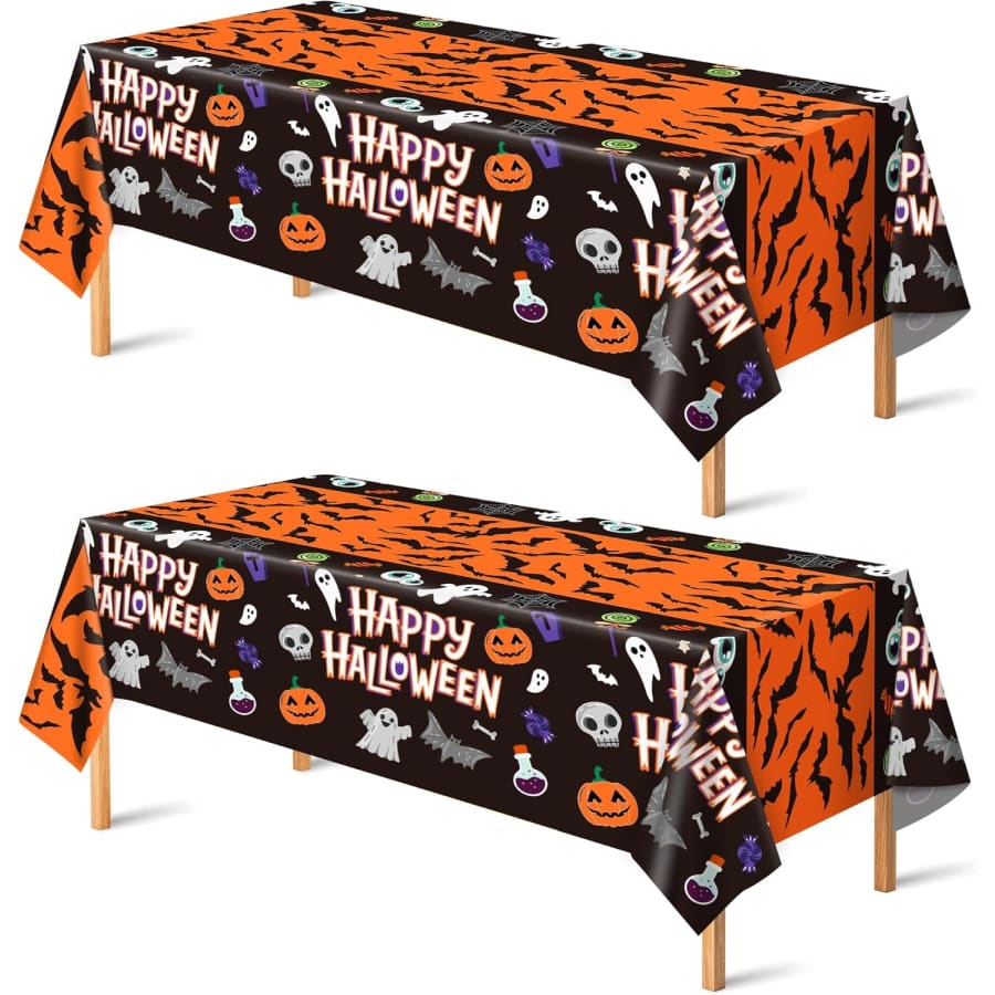 Ohome Halloween Tablecloth 2-Pack: $3.99 Ohome Halloween Tablecloth 2-Pack: $3.99