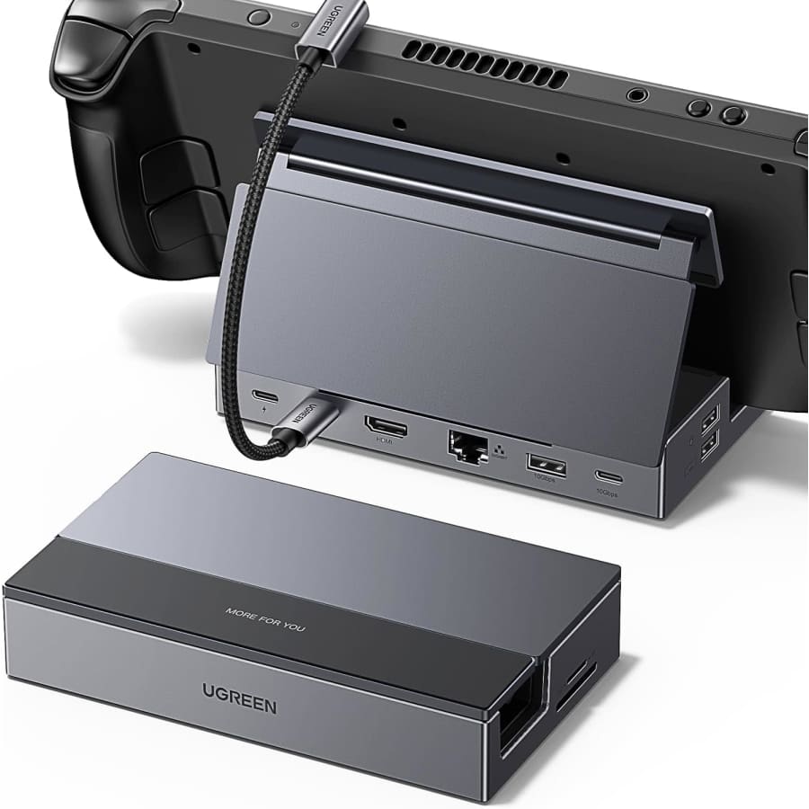 Ugreen Steam Deck Dock 9-in-1 USB-C Dock with Foldable Stand: $40