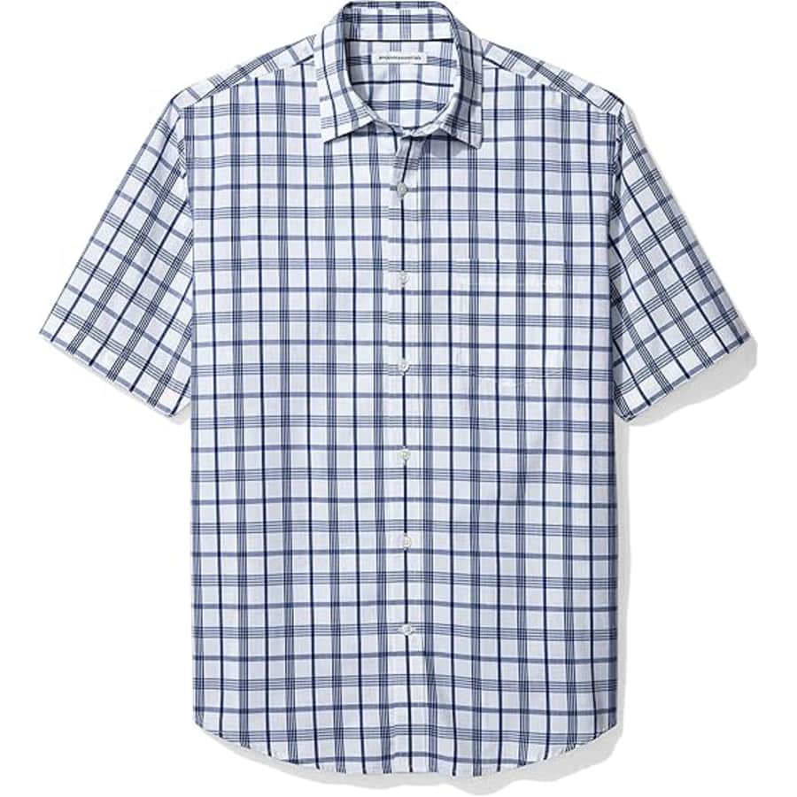 Amazon Essentials Men's Regular-Fit Poplin Shirt: From $14... or less