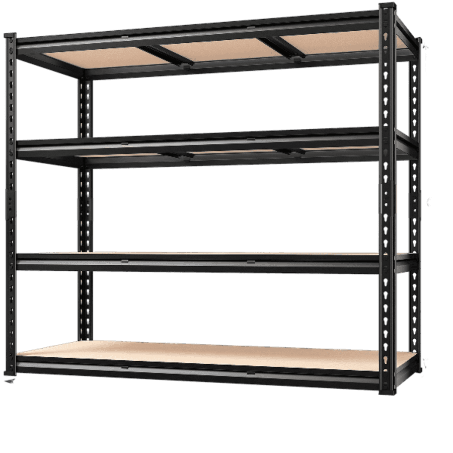 60" 4-Tier 1,800-lbs. Metal Shelving Unit: $89.96