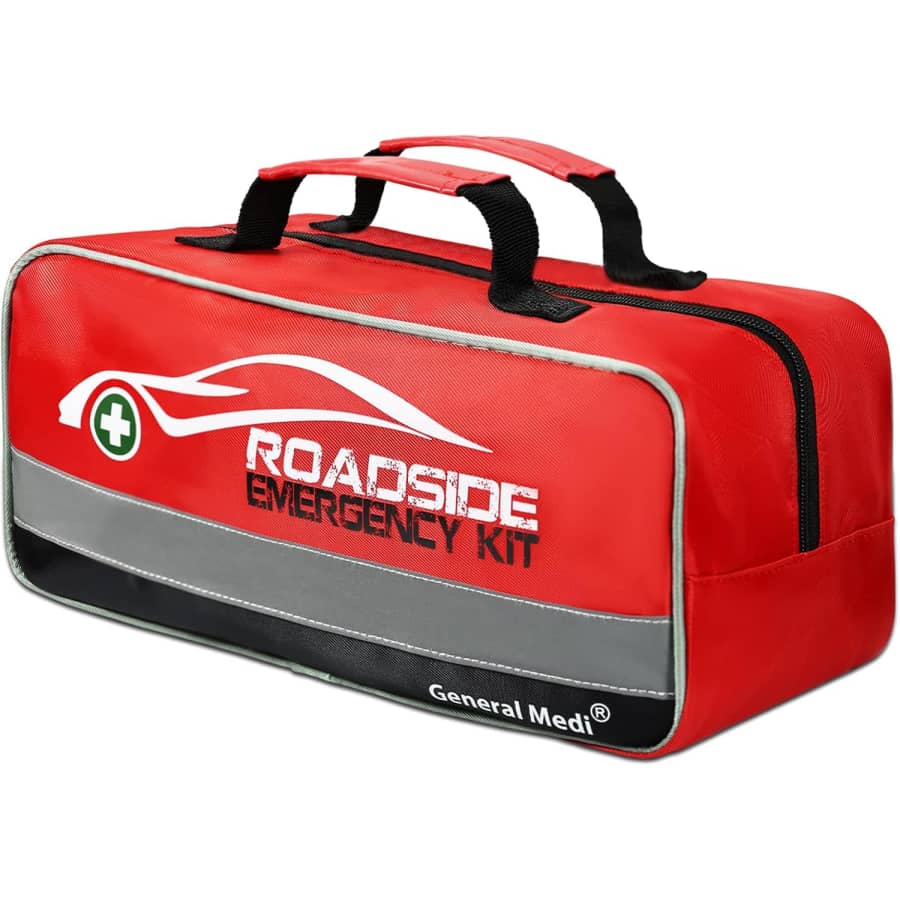 General Medi 127-Pieces Roadside Car Emergency Kit: $29
