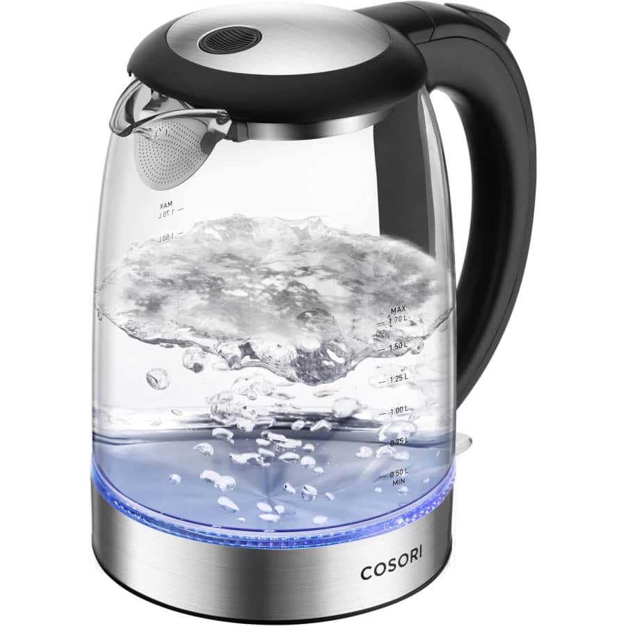 Cosori 1.7L Stainless Steel Electric Kettle: $22 Cosori 1.7L Stainless Steel Electric Kettle: $22