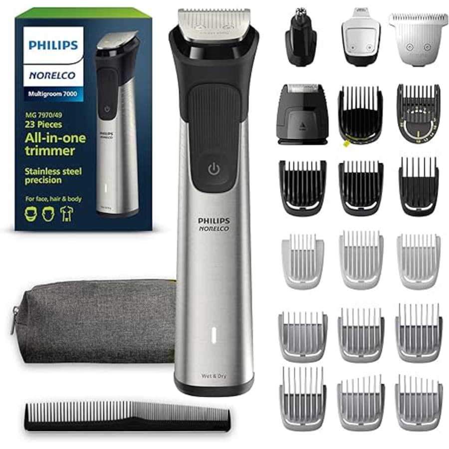 Philips Norelco Multigroom 7000 23-Piece Kit: $55