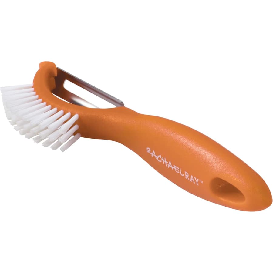 Rachael Ray Kitchen Gadgets Vegetable/Fruit Peeler with Brush: $7 Rachael Ray Kitchen Gadgets Vegetable/Fruit Peeler with Brush: $7
