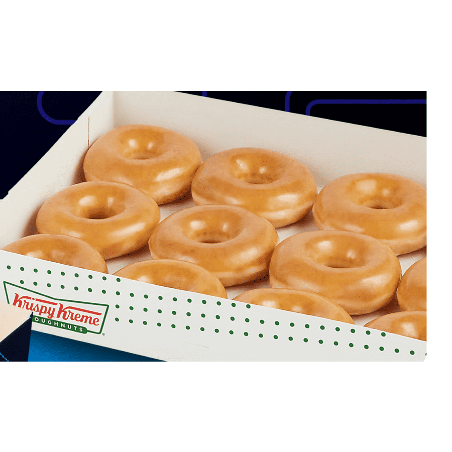 Krispy Kreme Original Glazed Dozen: 25c when you buy any other dozen