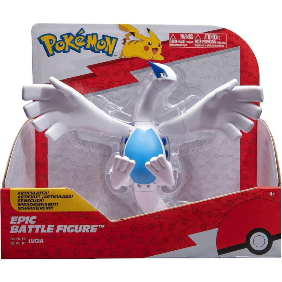 Pokémon Lugia Epic Battle Figure: $20 Pokémon Lugia Epic Battle Figure: $20