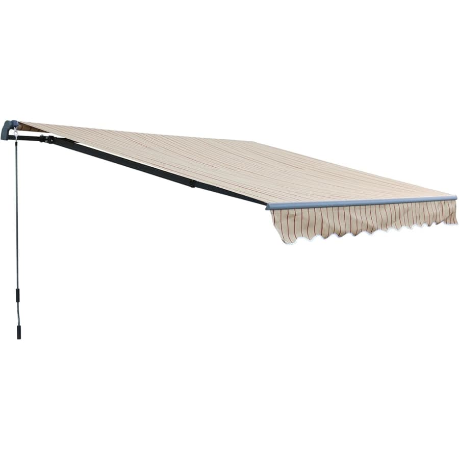 12x8-Foot Retractable Window Awning: $95