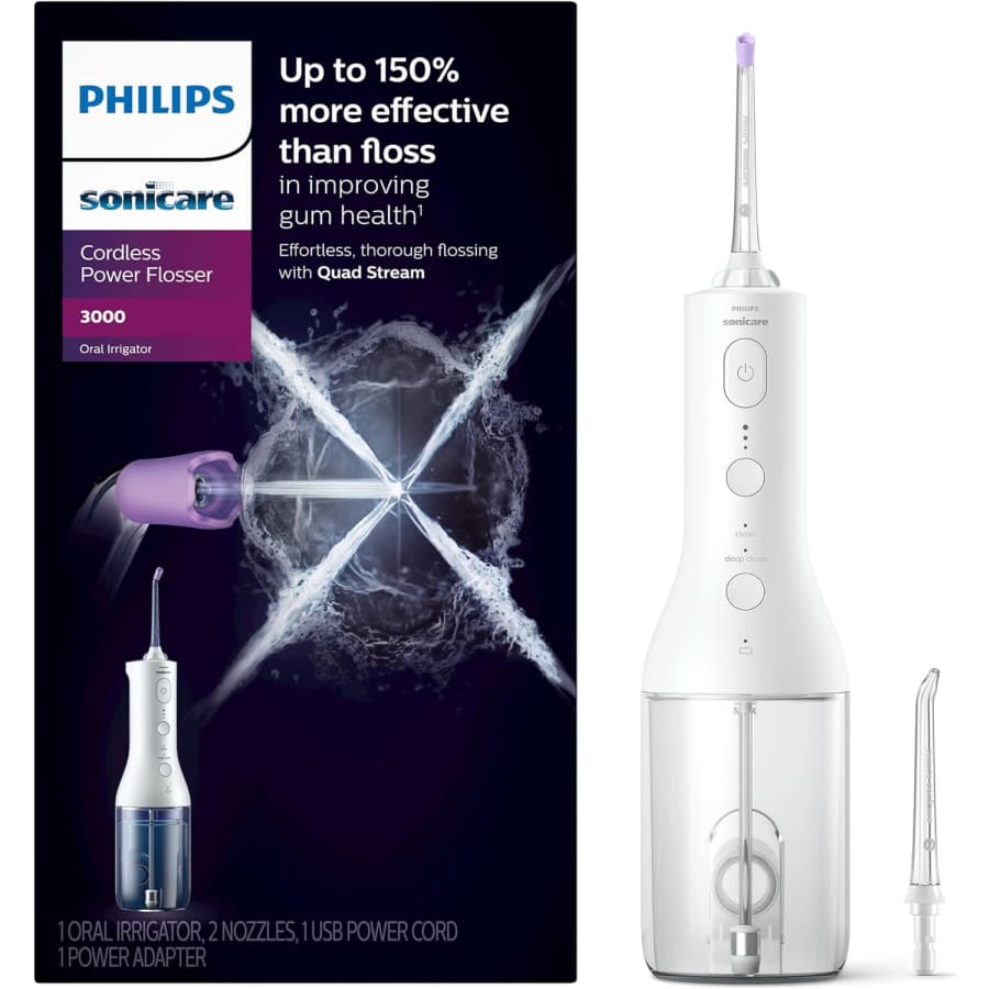 Philips Sonicare Power Flosser 3000 Cordless: $59.96 Philips Sonicare Power Flosser 3000 Cordless: $59.96