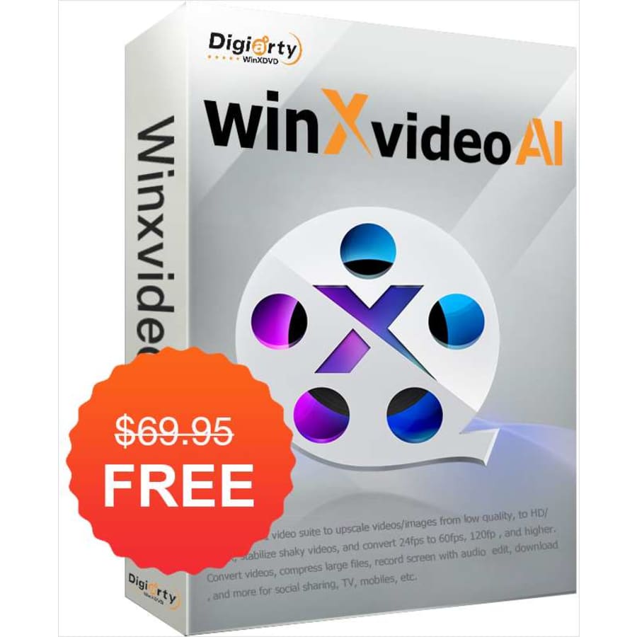 Winxvideo AI V3.0 Lifetime License for PC: Free Winxvideo AI V3.0 Lifetime License for PC: Free