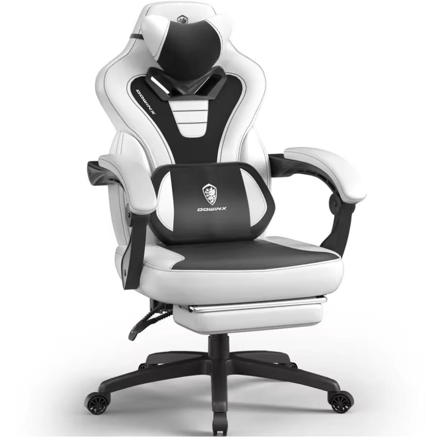 Fabric Gaming Chair w/ Footrest: $79 Fabric Gaming Chair w/ Footrest: $79