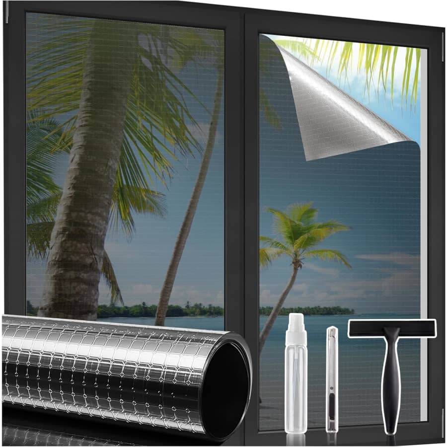 17.5" x 78.7" One Way Privacy Window Film: $4.99 17.5" x 78.7" One Way Privacy Window Film: $4.99