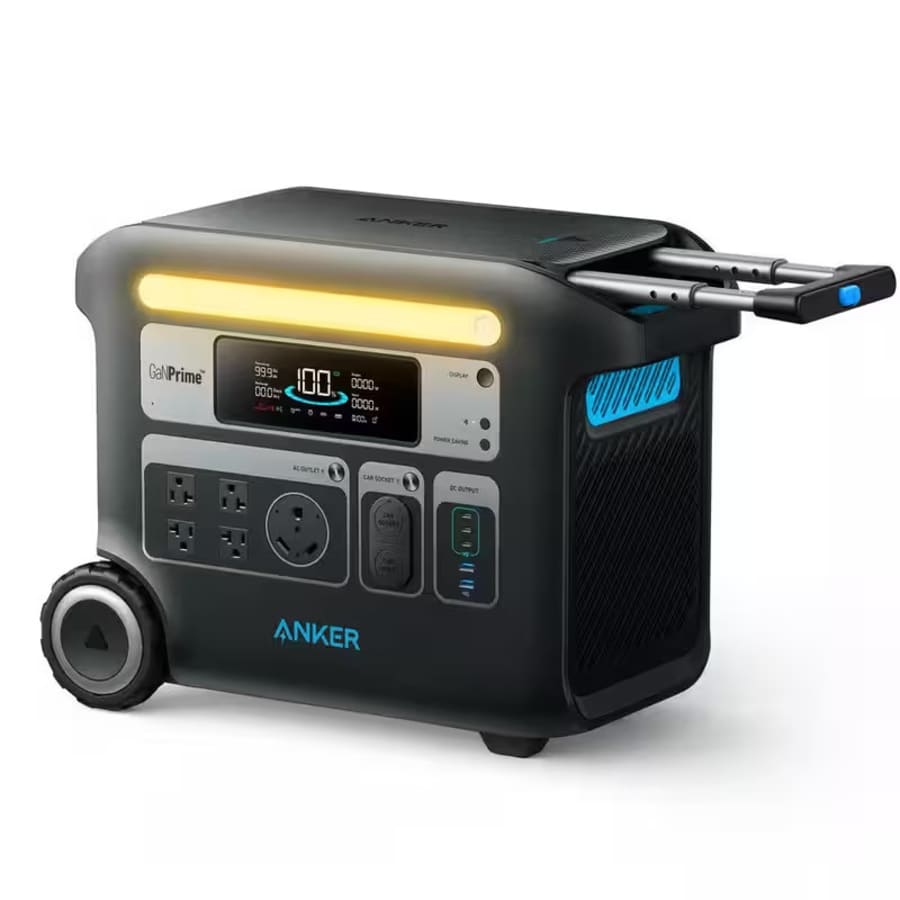 Anker 2400W SOLIX F2600 Push Button Start LFP Battery-Powered Generator: $1,499 Anker 2400W SOLIX F2600 Push Button Start LFP Battery-Powered Generator: $1,499
