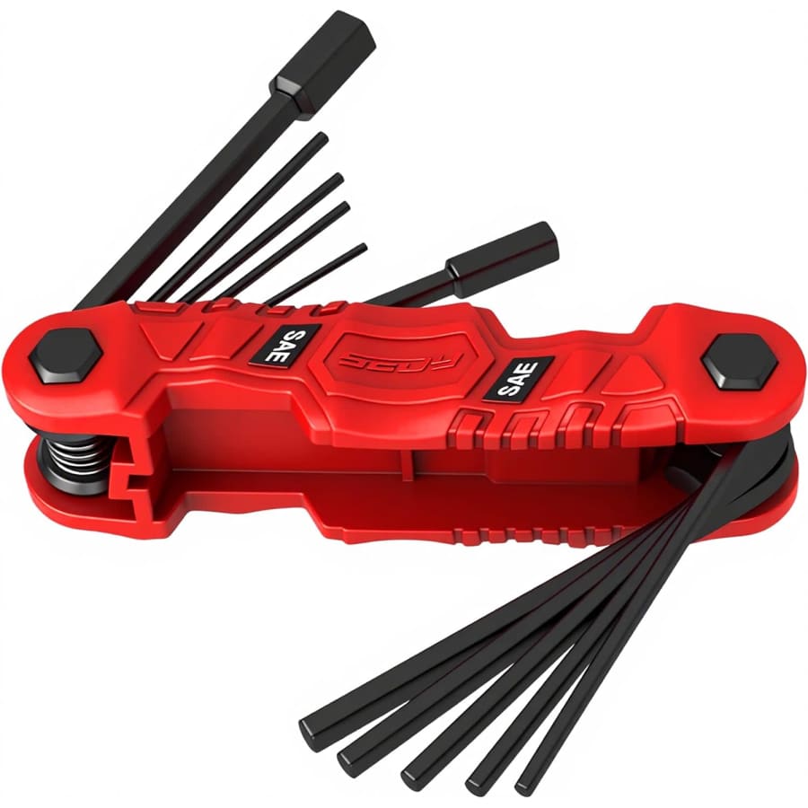 Sedy 11-Piece SAE Folding Hex Key Set: $9.99