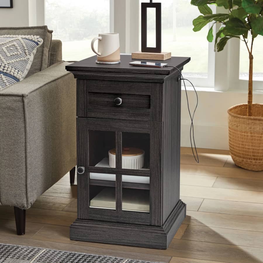 Better Homes & Gardens Canton End Table with USB Ports: $62 Better Homes & Gardens Canton End Table with USB Ports: $62