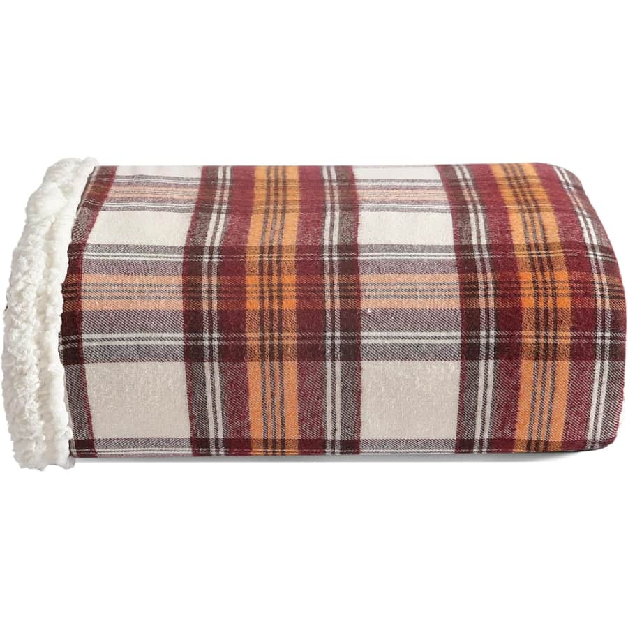 Eddie Bauer 50" x 60" Reversible Sherpa Throw Blanket: $11 Eddie Bauer 50" x 60" Reversible Sherpa Throw Blanket: $11