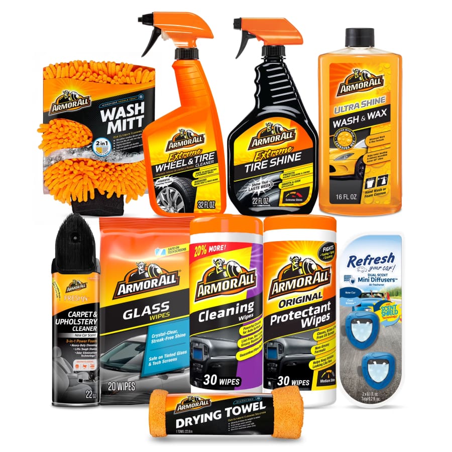Armor All Superior Car Care 10-Piece Cleaning and Wash Kit: $34.70