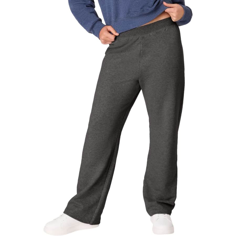 Hanes Comfortsoft Women's Open Bottom Fleece Pants: $5.74