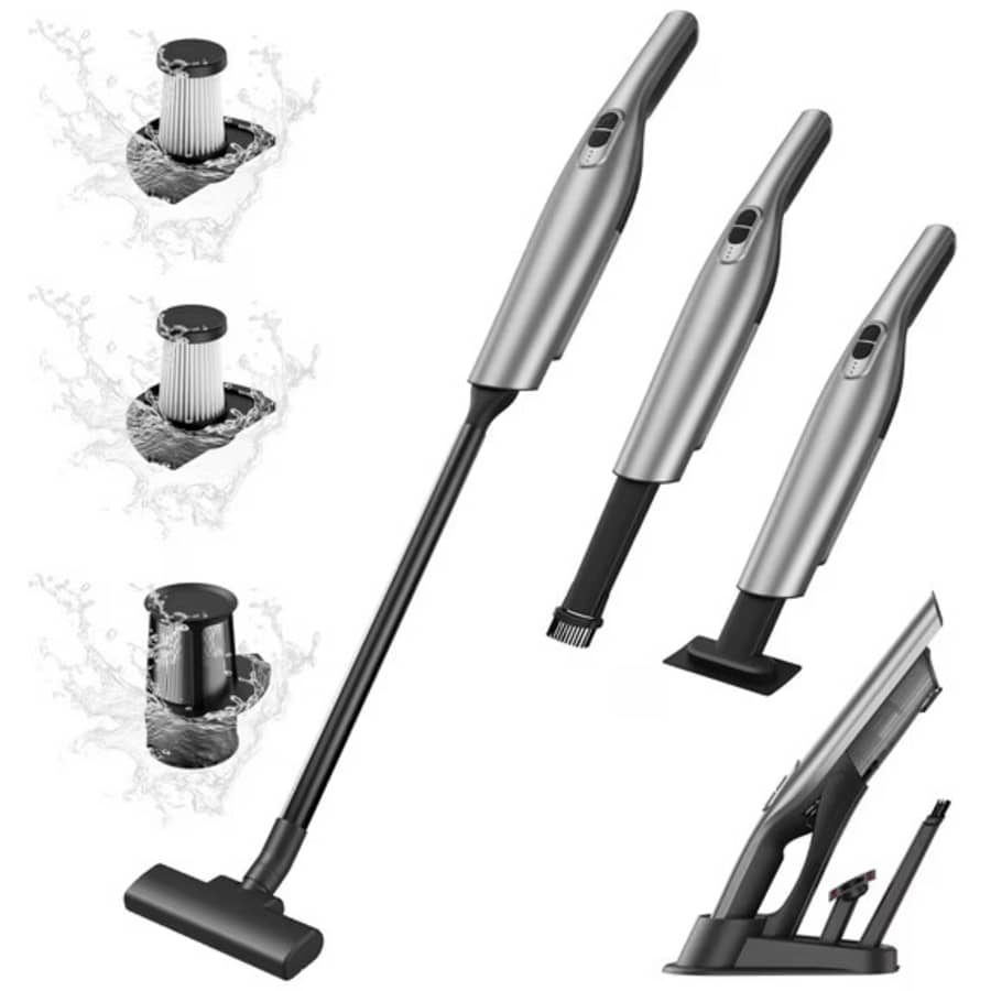 HiJob 18,000PA Cordless Handheld Vacuum Cleaner: $14.99