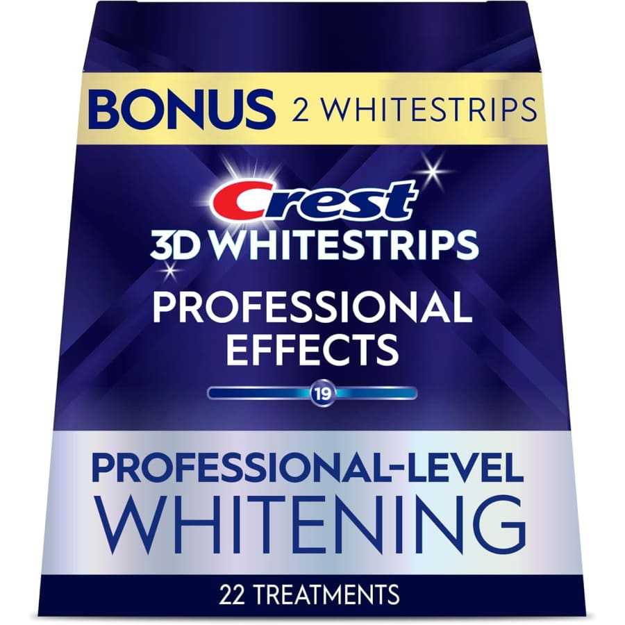 Crest 3D Whitestrips Professional Effects 22 Treatments: $28 w/ subscribe and save Crest 3D Whitestrips Professional Effects 22 Treatments: $28 w/ subscribe and save
