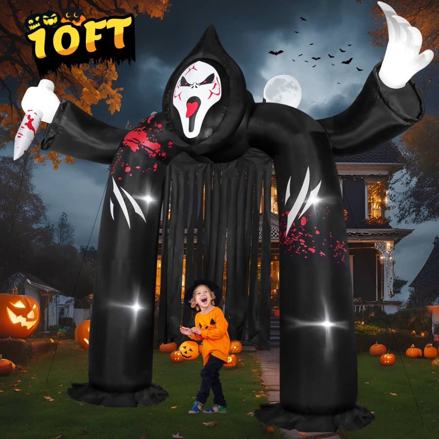 Yexmas 10-Foot Inflatable Halloween Archway: $39.99 Yexmas 10-Foot Inflatable Halloween Archway: $39.99