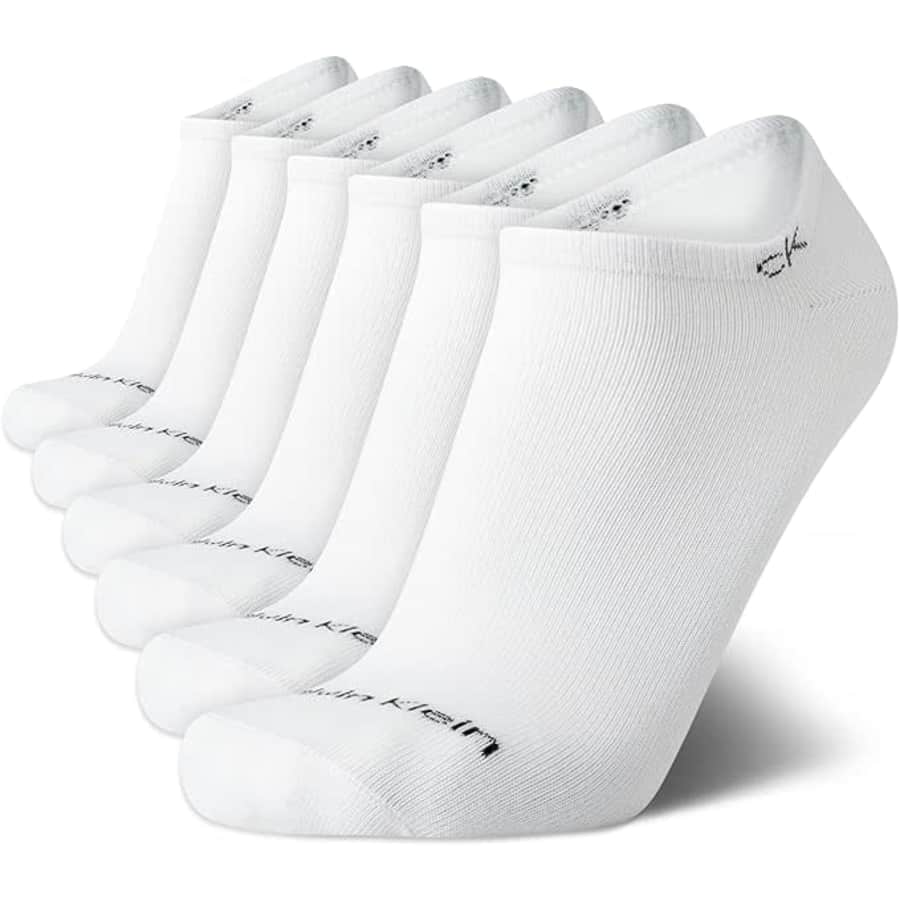 Calvin Klein Men's No Show Socks 6-Pack: $12