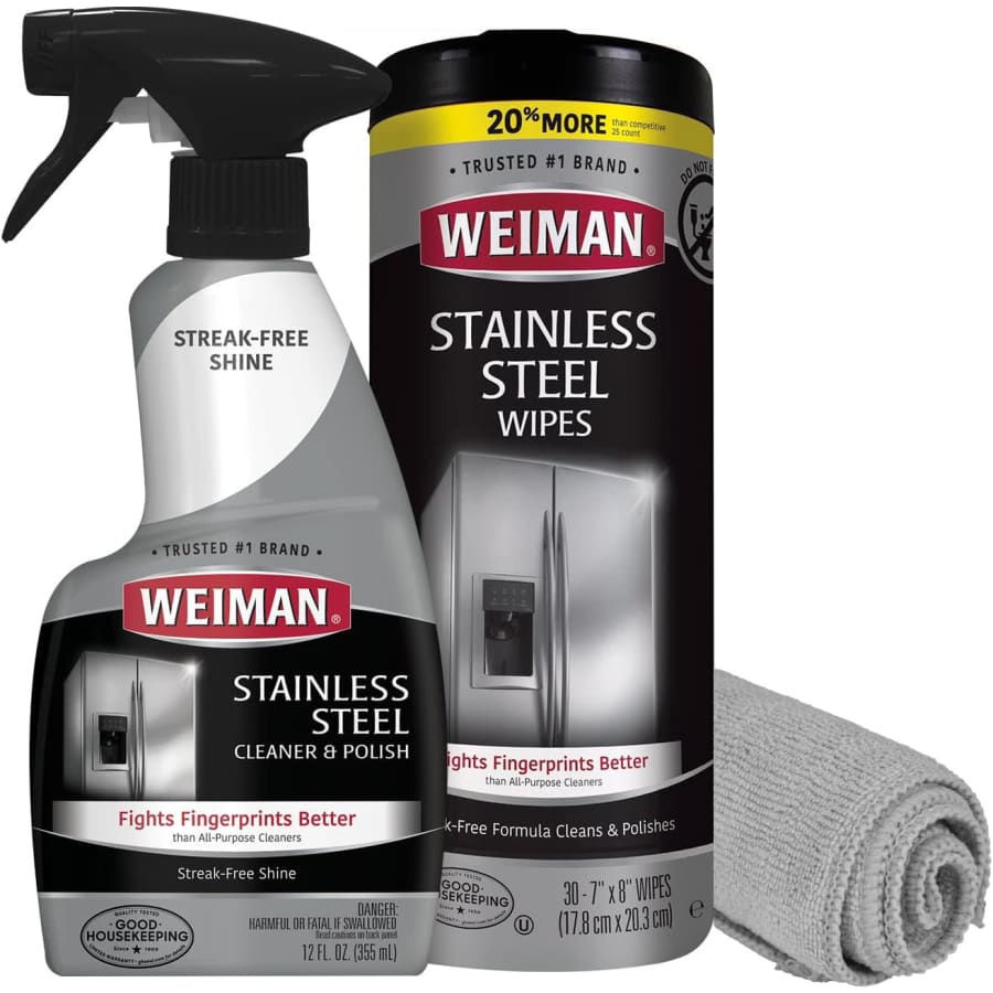 Weiman Stainless Steel Cleaner Kit: $18