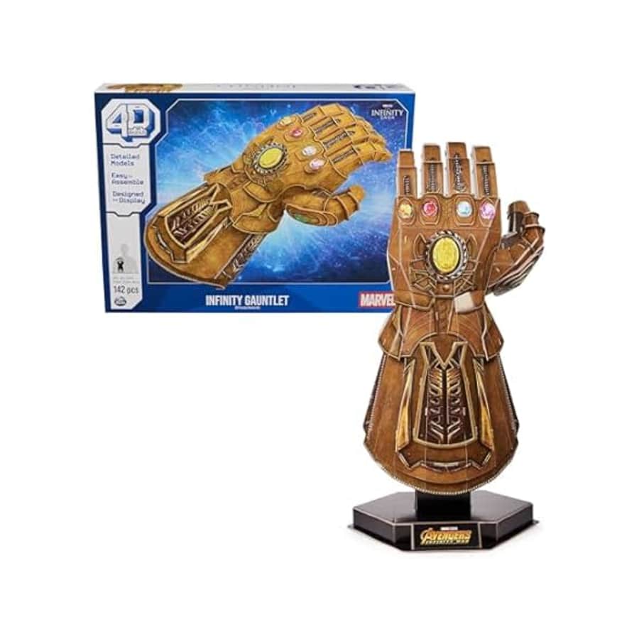 4D Build Marvel Infinity Gauntlet 3D Puzzle Model Kit: $6.99 4D Build Marvel Infinity Gauntlet 3D Puzzle Model Kit: $6.99