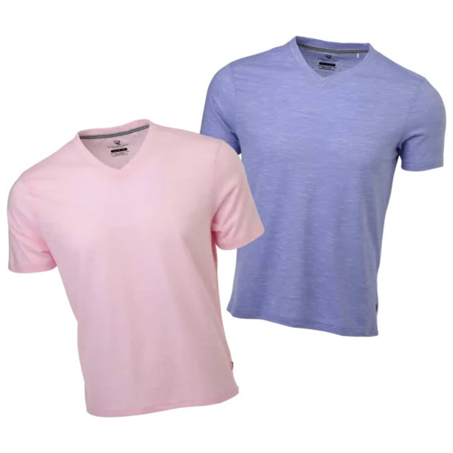 International Report Men's V-Neck T-Shirt 2-Pack: $10