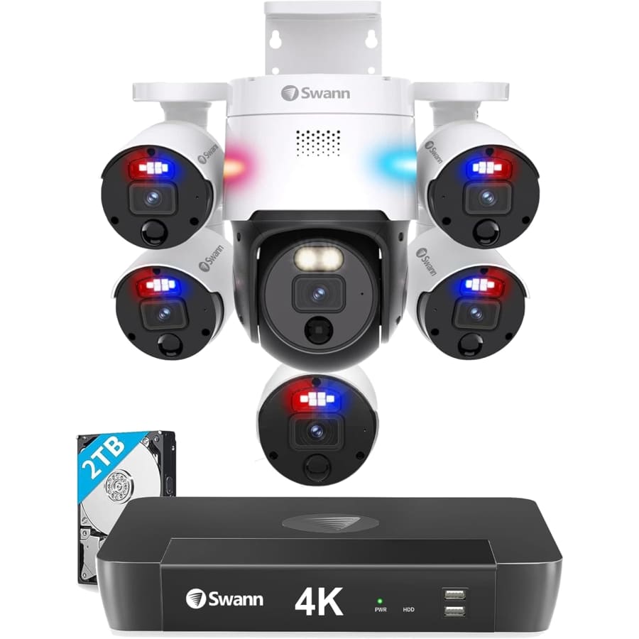 Swann 4K 8-Channel Home Security Camera System: $903 Swann 4K 8-Channel Home Security Camera System: $903