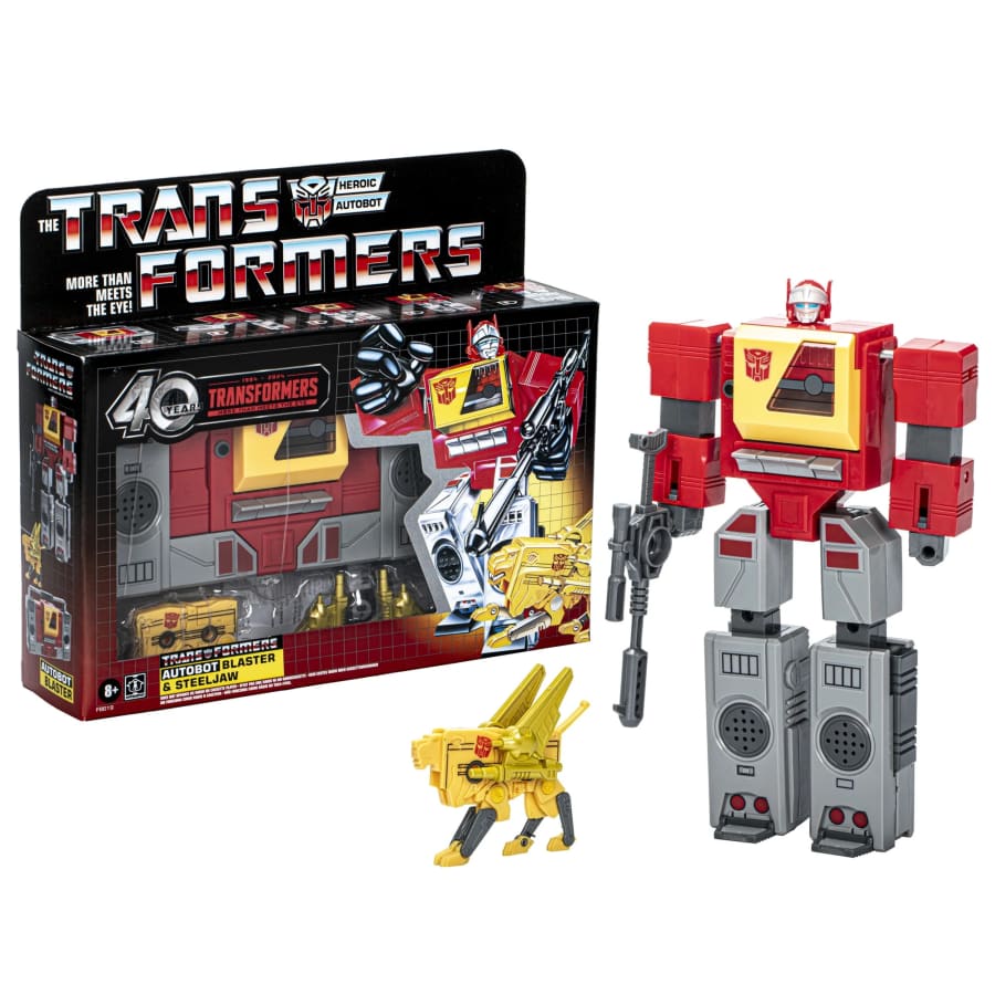 Transformers Retro 40th Anniversary Autobot Blaster & Steeljaw: $20