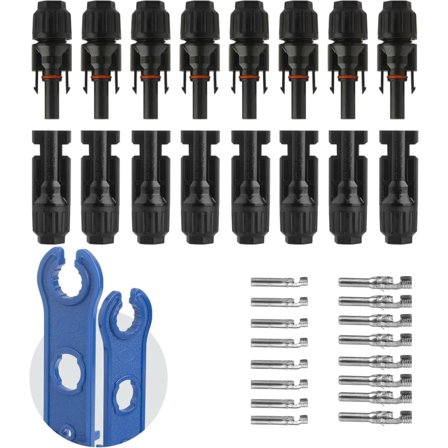 Solar Panel Connector 8-Pack: $4.99