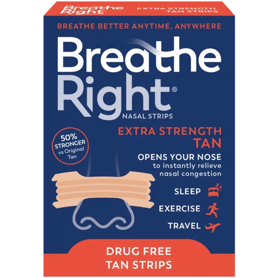 Extra Strength Tan Breathe Right Strips: Free Sample Extra Strength Tan Breathe Right Strips: Free Sample