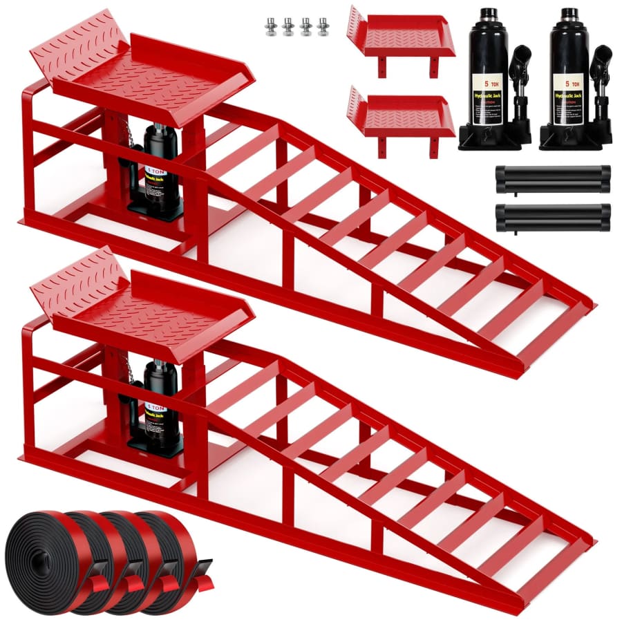 Lafati Heavy-Duty 10,000-lbs. Hydraulic Car Ramp Set: $153 Lafati Heavy-Duty 10,000-lbs. Hydraulic Car Ramp Set: $153