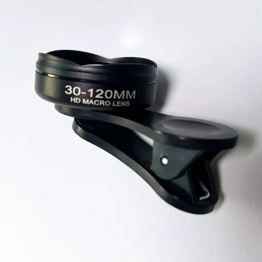 30mm to 120mm Glass Cell Phone Macro Lens: $7.90
