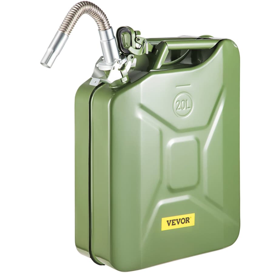 Vevor 5.3-Gallon Jerry Fuel Can: $35 Vevor 5.3-Gallon Jerry Fuel Can: $35