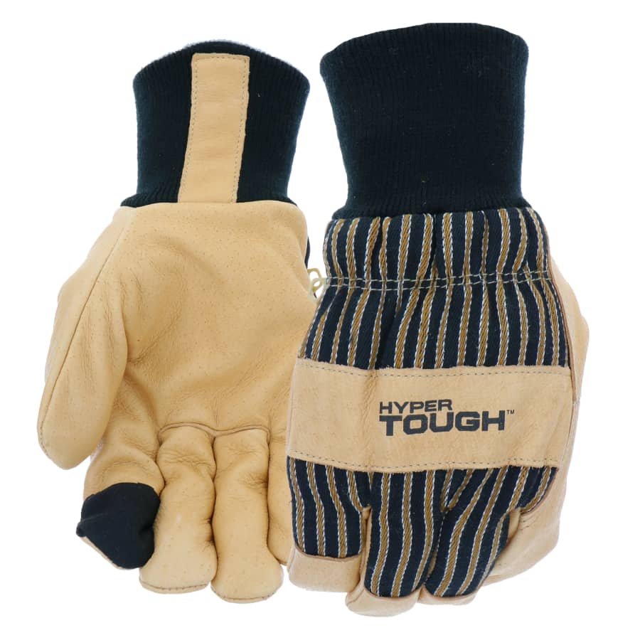 Hyper Tough Insulated Leather Gloves: $5.95 Hyper Tough Insulated Leather Gloves: $5.95
