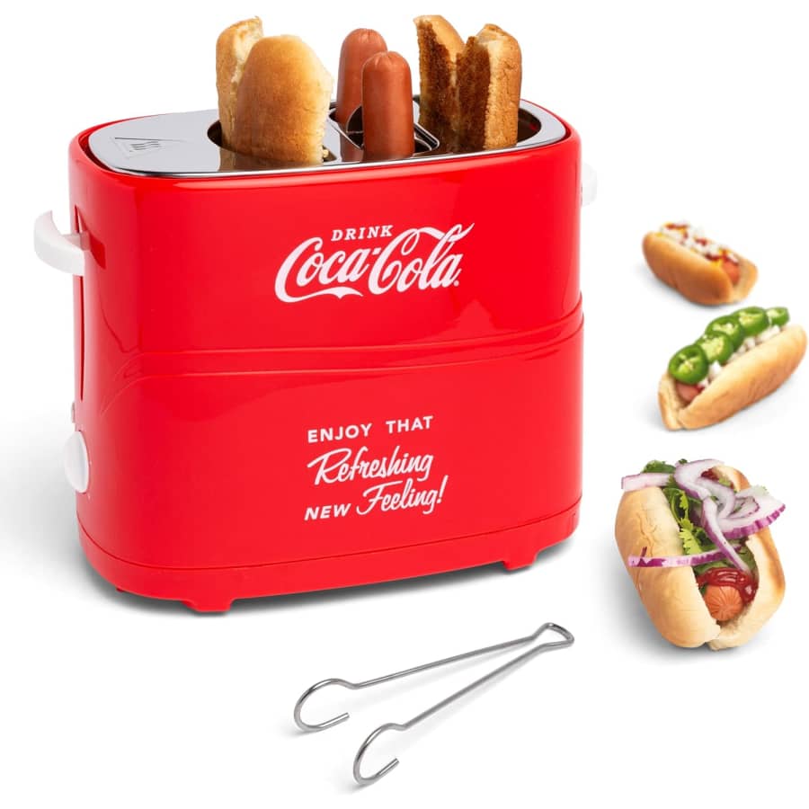 Nostalgia Coca-Cola Hot Dog Toaster: $25