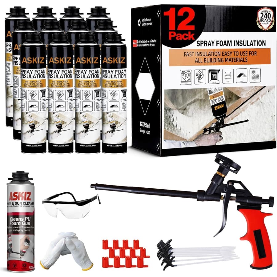 Spray Foam Insulation Kit: $153 Spray Foam Insulation Kit: $153